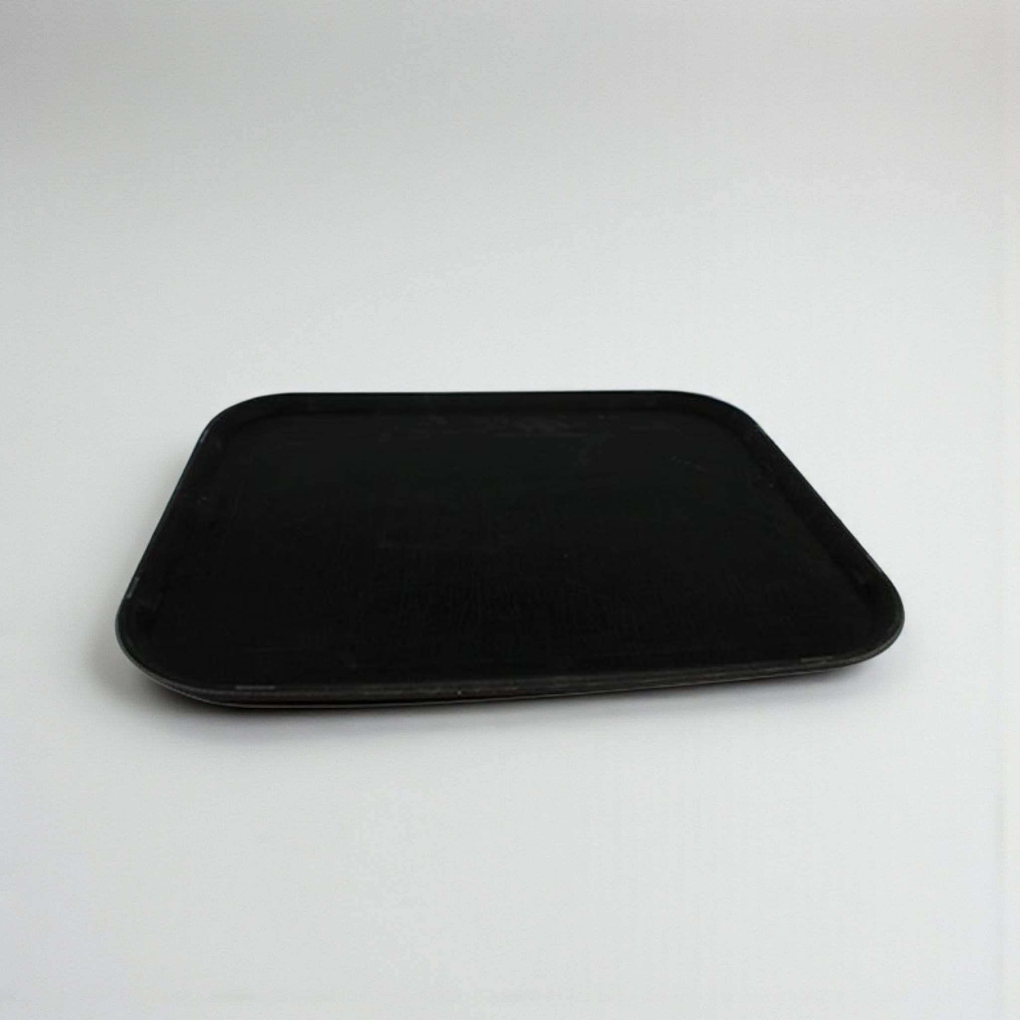 Bar Butler Serving Tray Black Non-Slip Rectangular 355x455mm 21531