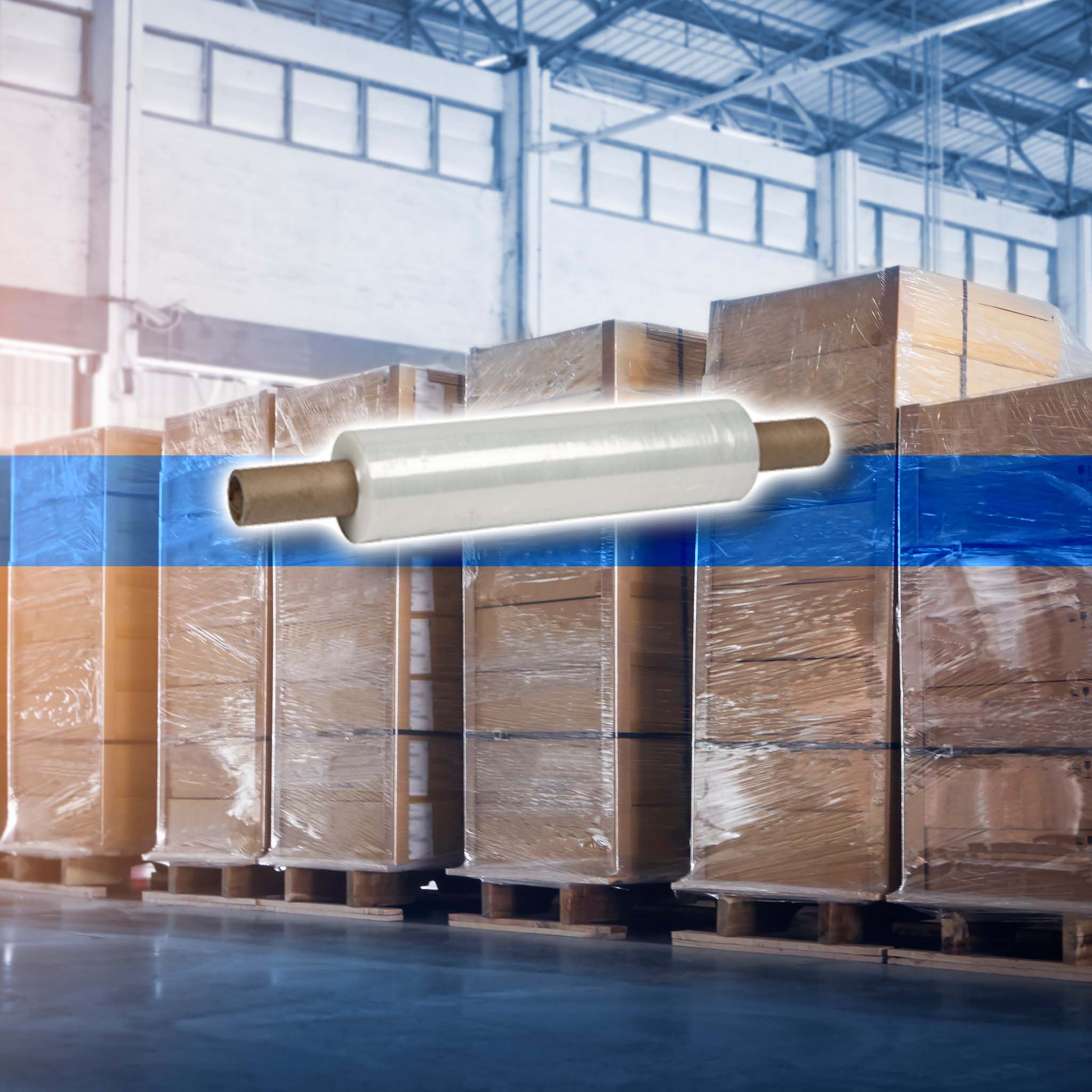 Stretch Pallet Wrap 450mmx250m 13microns Light Duty