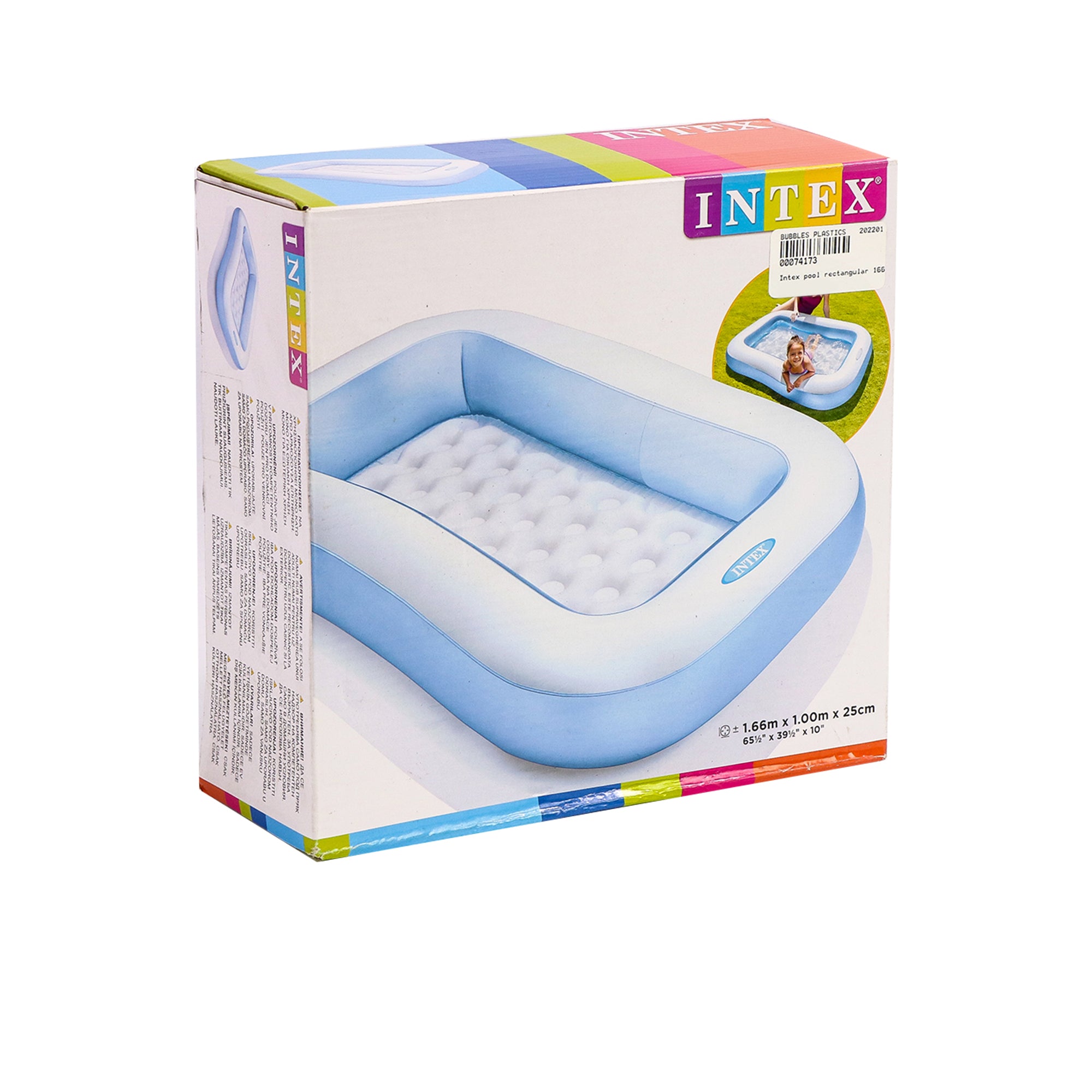 Intex Pool Rectangular 166x100 x28cm