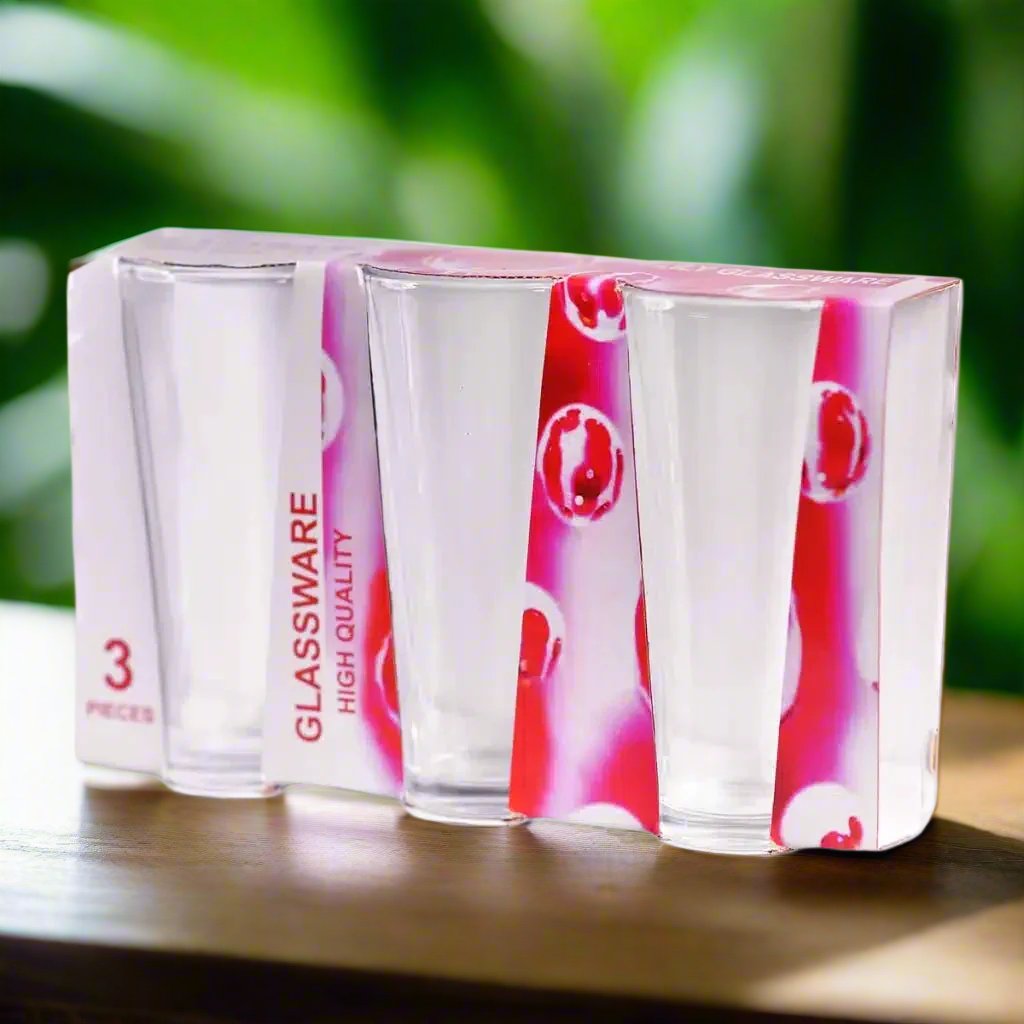 Hiball Glass Tumbler 3pack