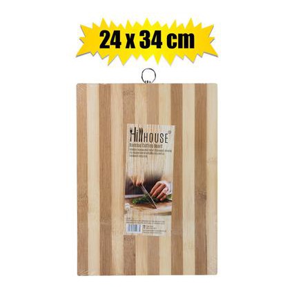 Bamboo Cutting Board Wooden 24x33.5x1.6cm