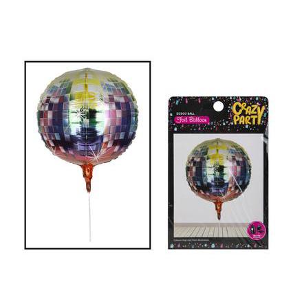 4D Rainbow Multicolor Disco Foil Balloon