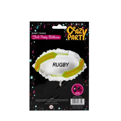 Rugby Ball Designed Helium Foil Balloon