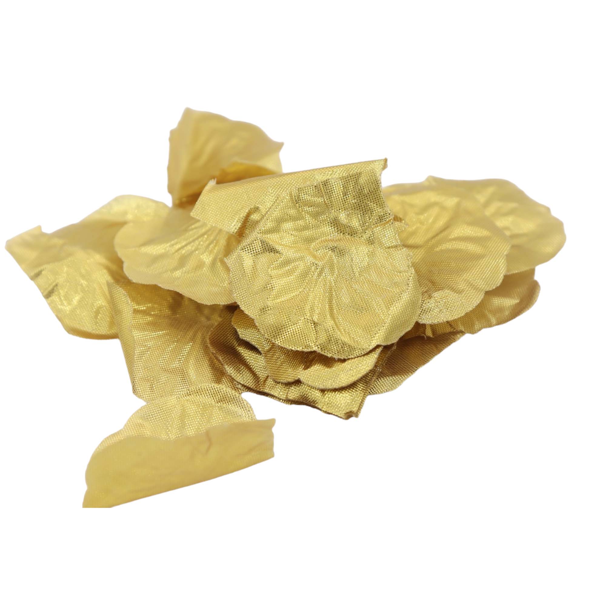Artificial Gold Rose Petals 150pcs in Bag A0094