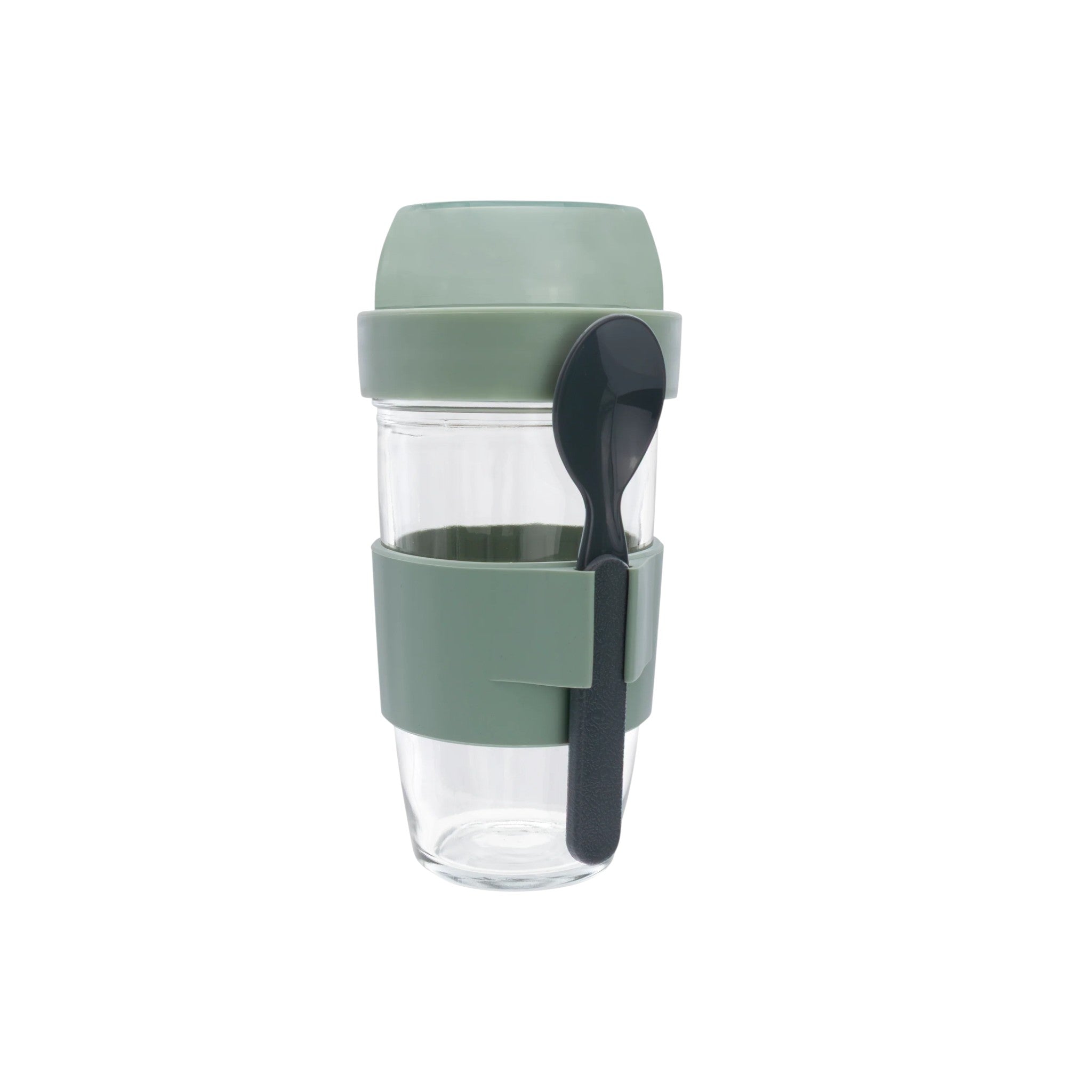 480ml Consol Lugo Layer Lux Cup with Lid & Grey Spoon