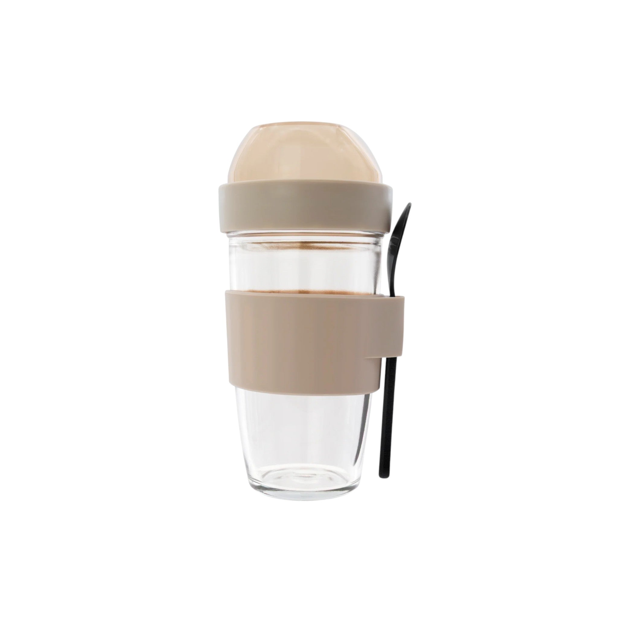 480ml Consol Lugo Layer Lux Cup with Lid & Grey Spoon