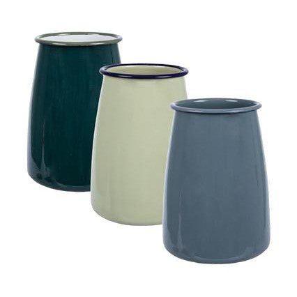 Enamel Utensil Holder 16cm High