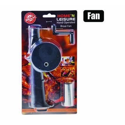 Home n Leisure BBQ Braai Fan Hand Operated