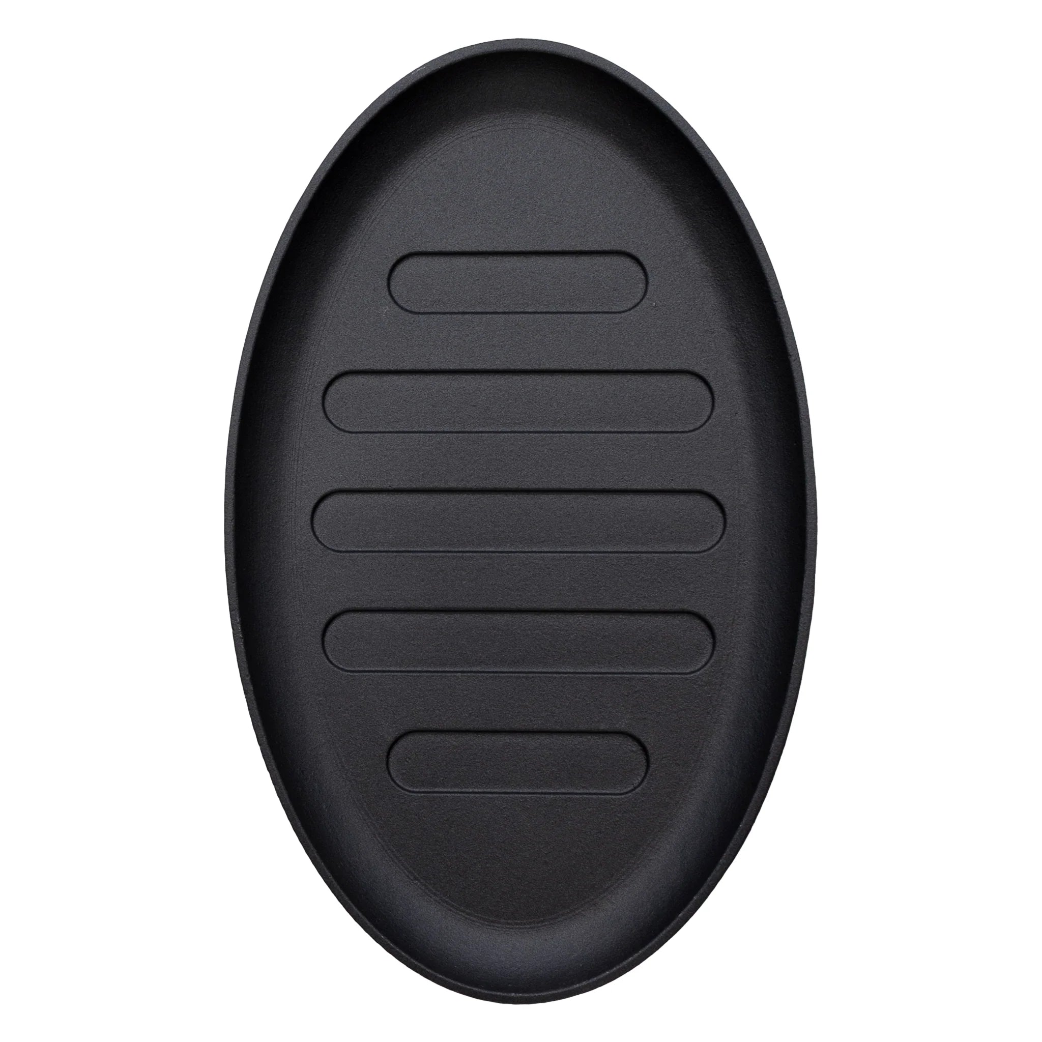 Regent Cookware Cast Iron Oval Steak Plate with Birch Wood Board 30218