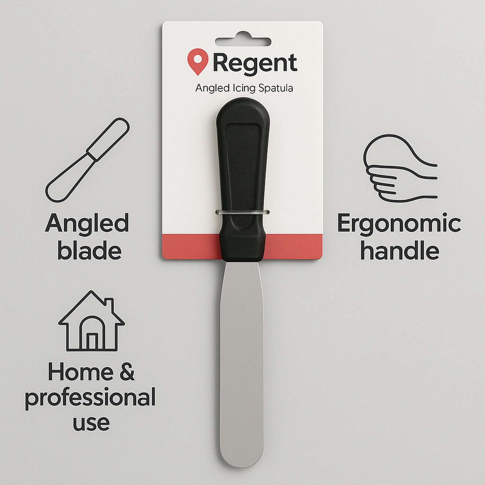 Regent Bakeware Icing Spatula Angled 31079