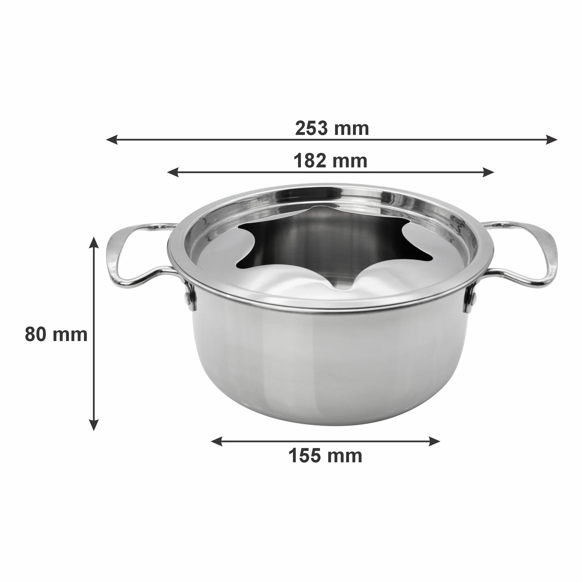 Regent Cookware Fondue Set with Burner and 6 fork 31530