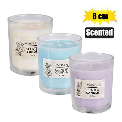 Scented Candle in Glass Holder 8cm