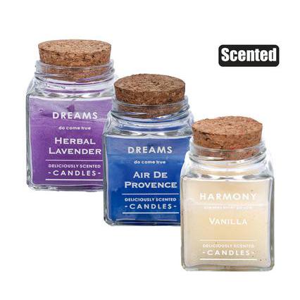 Harmony Scented Candle in Glass Holder with Cork