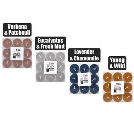 Scented Tealight Candles 3.5cm Revive 9pcs
