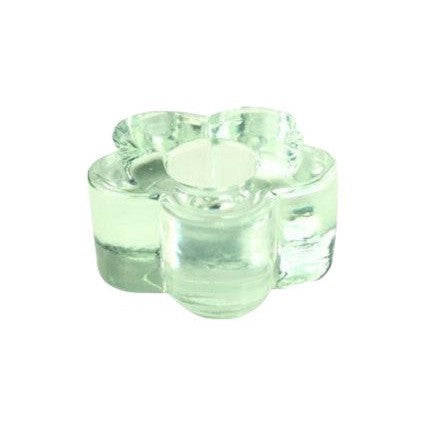 Glass Candle Holder Daisy 5.5x3cm