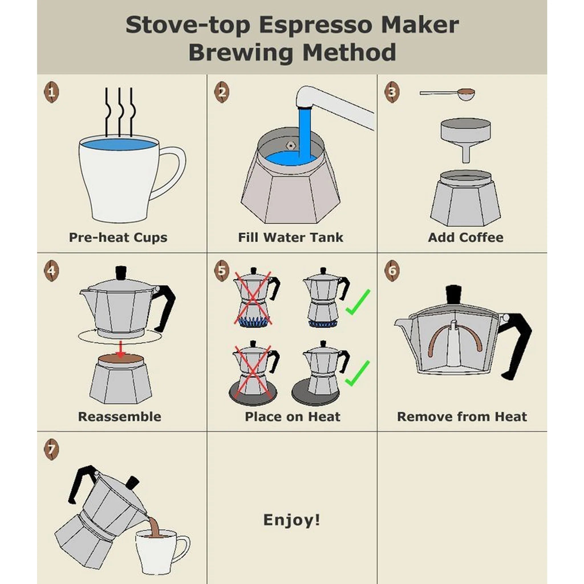 Regent 150ml Espresso Coffee Maker Pot Aluminium 2-Tone Matte Black & Silver 3-Cup 41424