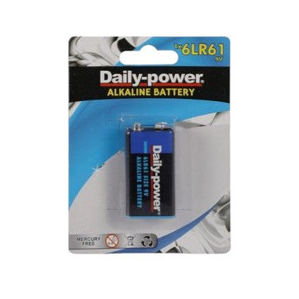 Batteries Alkaline Size 9 Volt 1pack