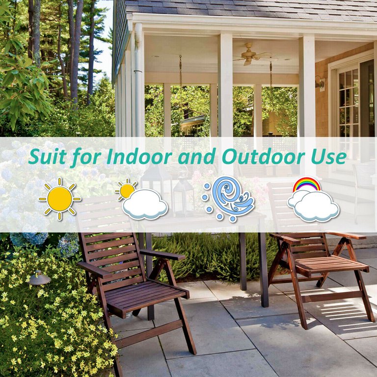 1.8m Folding Trestle Plastic Bench 6ft Wood Grain Finish