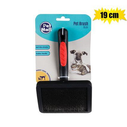 Pet Mall Dog/Cat Brush Rubber Fine Wire