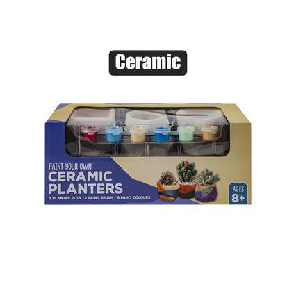 Paint Your Own Ceramic Planters
