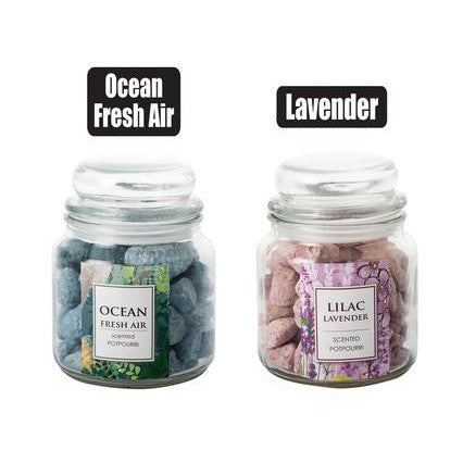 Scented Potpourri Stones Peach In Jar