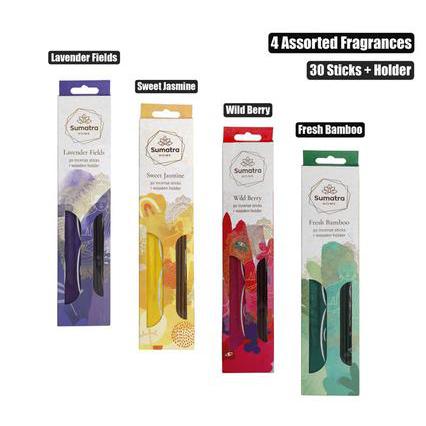 Incense Sticks 30pack with Holder