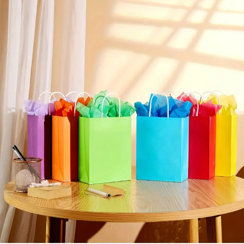 Kraft Paper Gift Bag 120gsm with Paper Twist Handle