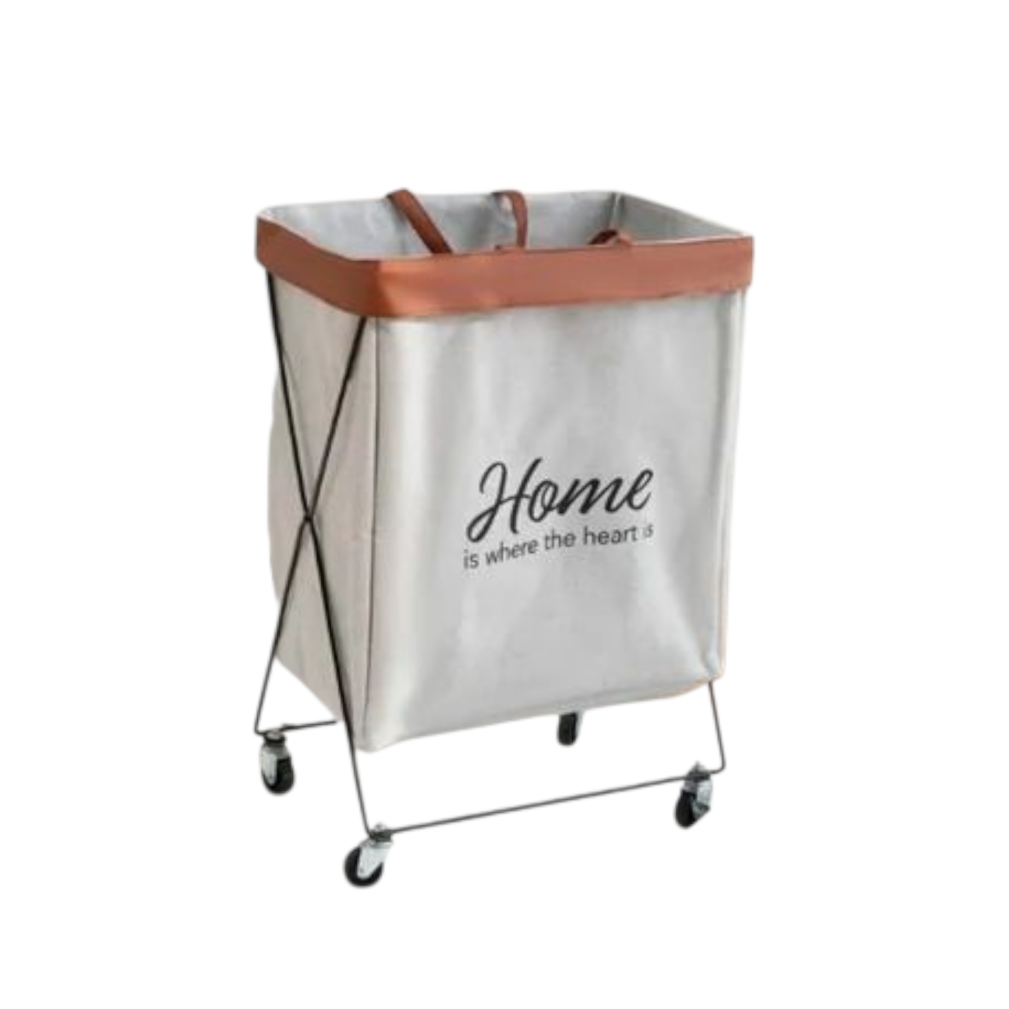 Foldicart Laundry Bin Basket with Wheels