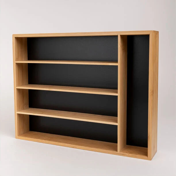 5Five Bamboo Utensil Cutlery Tray Non- Slip