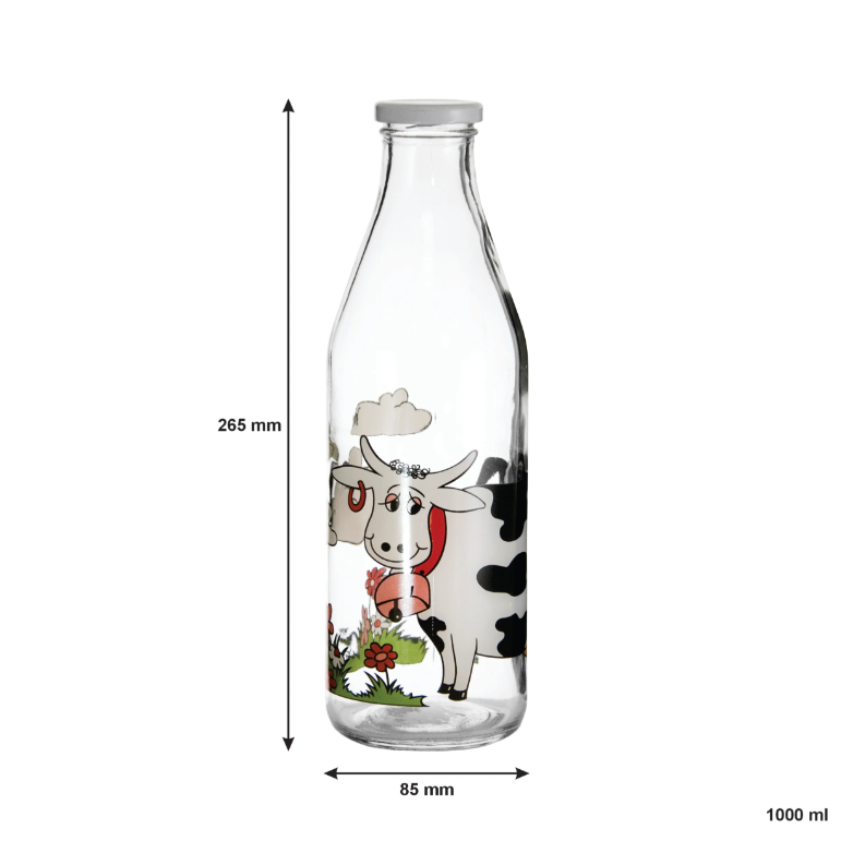 Regent Milk Bottle 1L Cow Decal 10024