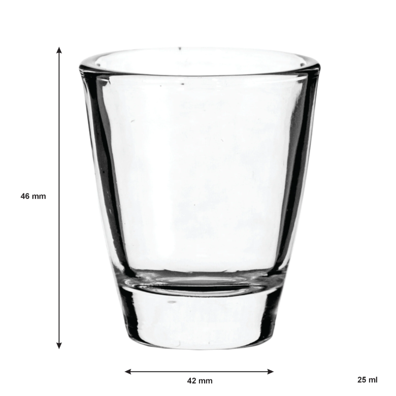 Regent Shot Glass 25ml Tot measure 12pc