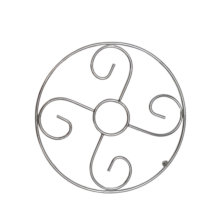 Trivet Chrome Circle Heavy Pot Holder SGN1046