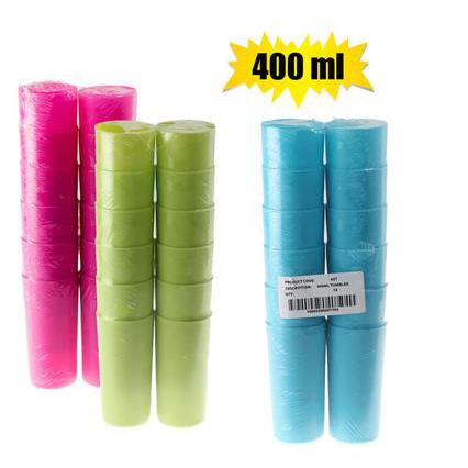 Plastic Picnic Party Tumbler 400ml 1pc