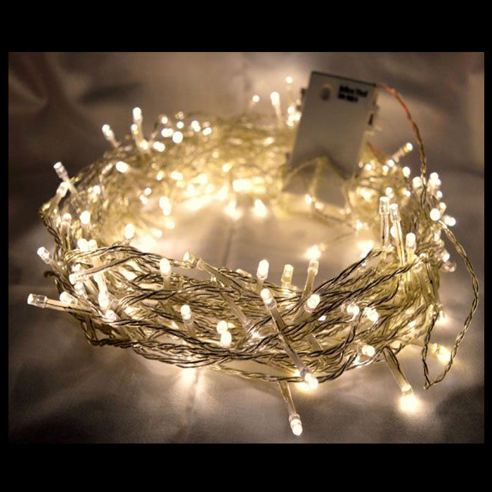 LED String Lights Warm White Battery 20xLights 3m