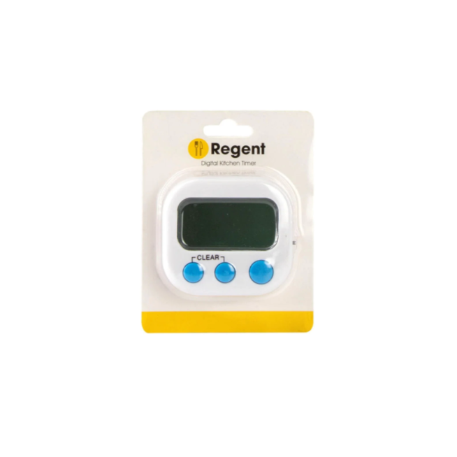 Regent Kitchen Timer Digital Abs White 12191
