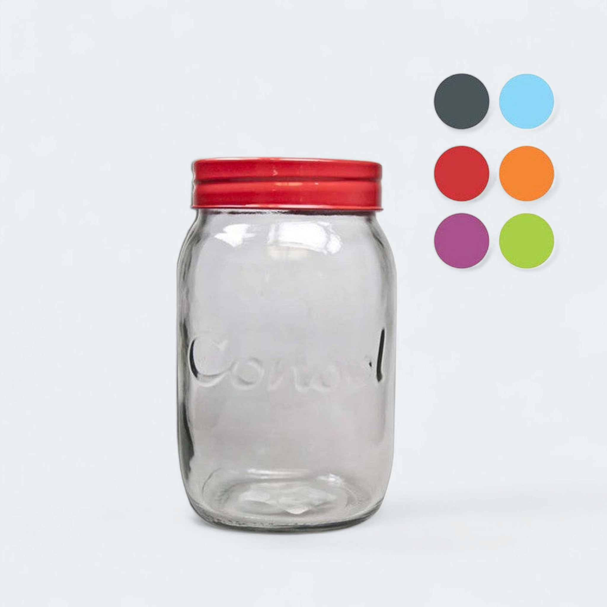 Consol 1L Glass Jar with Smartie Lid 10280