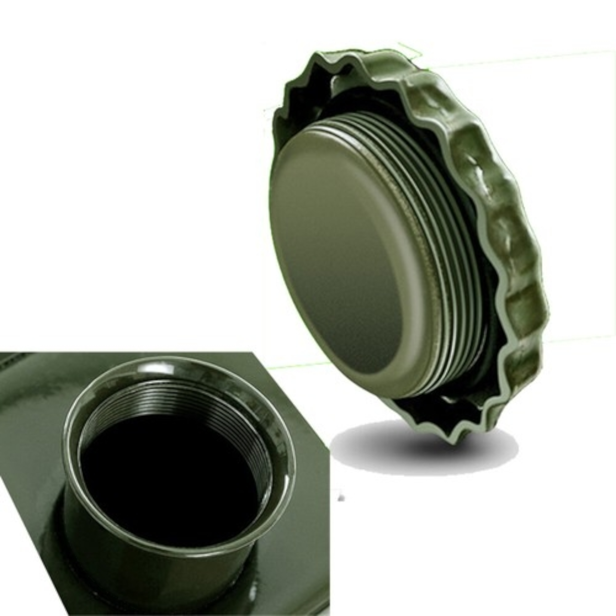 20L Fuel Jerry Can Metal - Portable