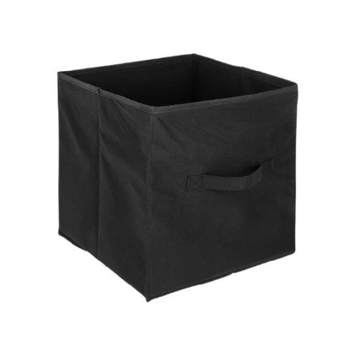 5Five Simply Smart Velvet Storage Box Black 31x31cm