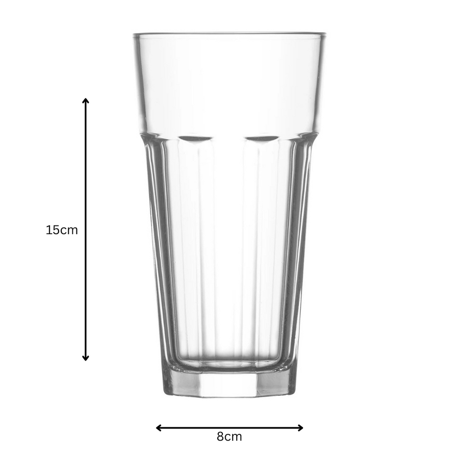LAV Hiball Glass Tumbler 360ml Aras 6pack SGN1368