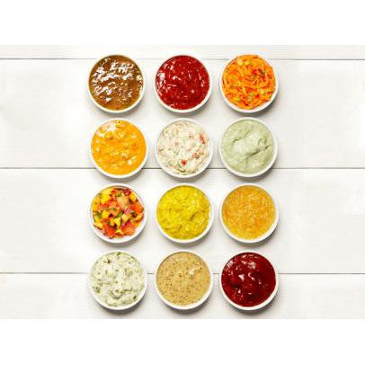 100ml Disposable Sauce Tubs Clear Polyprop with Lid 10pack