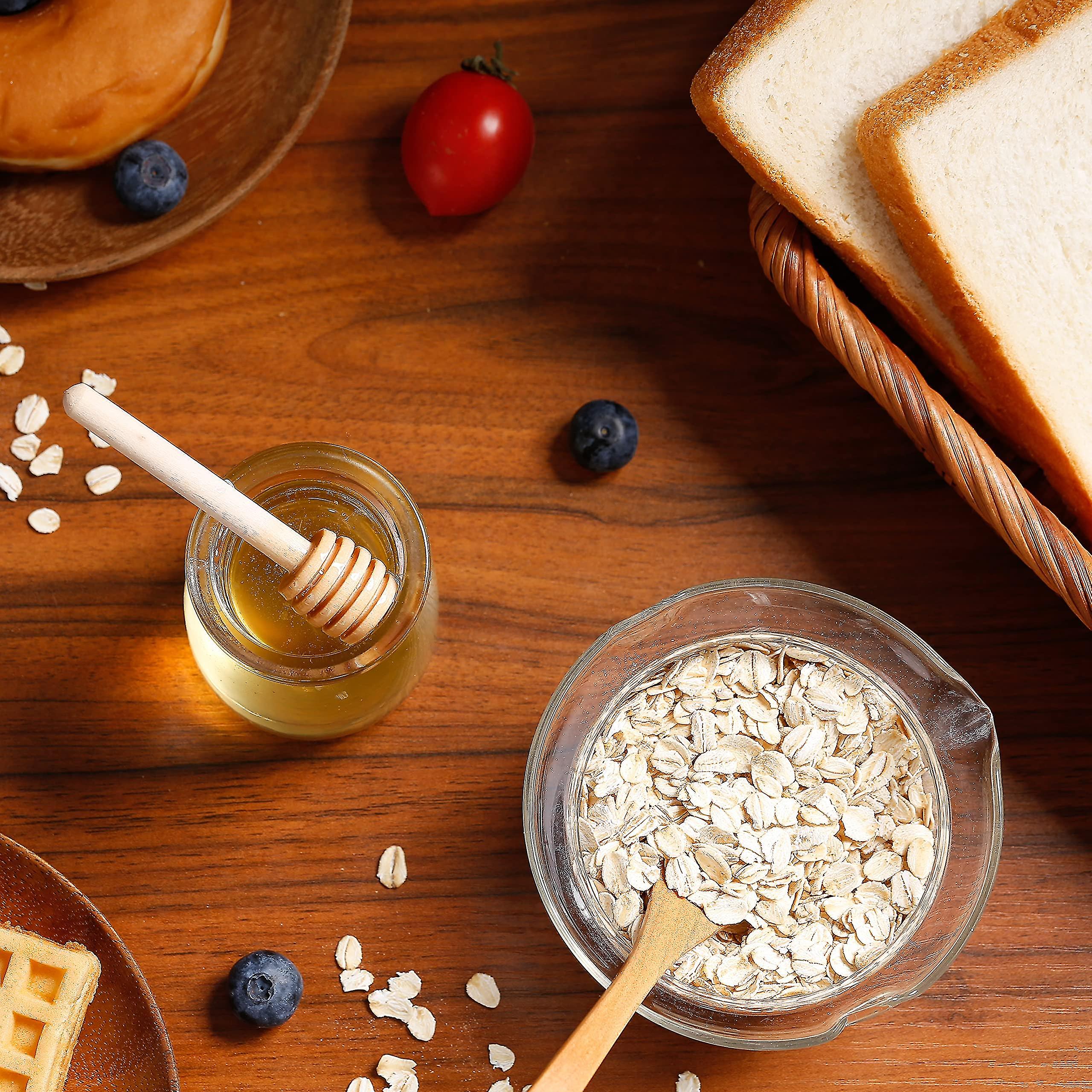 Wooden Honey Dipper Sticks 8cm 10pack