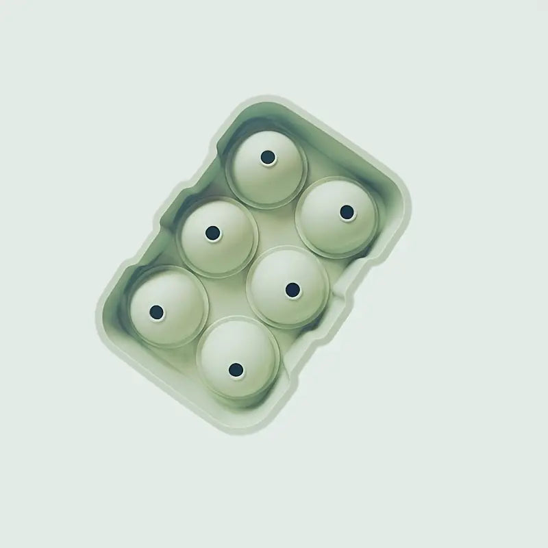 Silicone Ball Ice Cube Tray Round Shape 6-Division