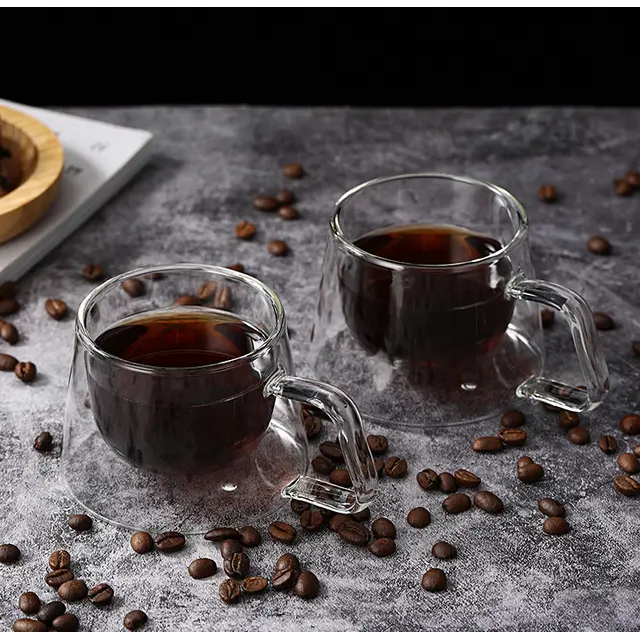 Winox Borosilicate Double Wall Glass Mug 350ml 2pc GL2809