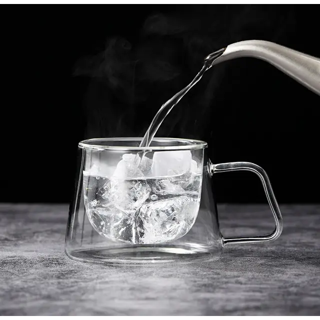 Winox Borosilicate Double Wall Glass Mug 350ml 2pc GL2809