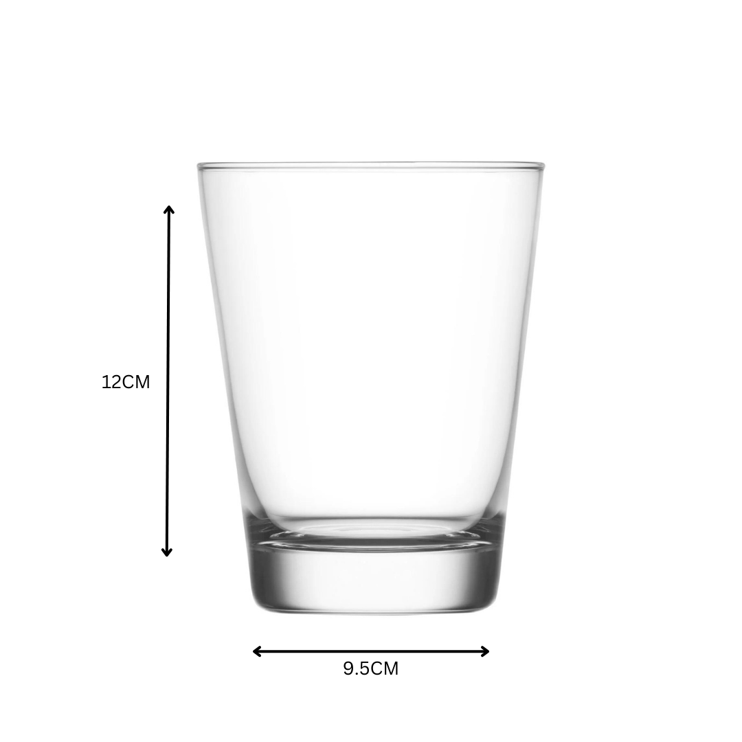 LAV Barman Conical Hi Ball Glass Tumbler 500ml 6pack