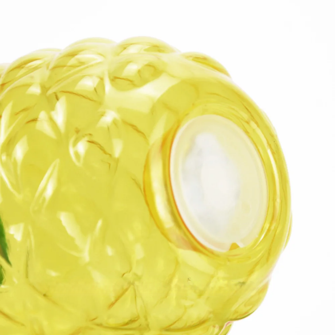 Pineapple Shaped Plastic Cup with Straw Hole