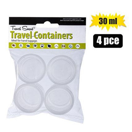 Travel Smart Container Tubs 30ml 4pack