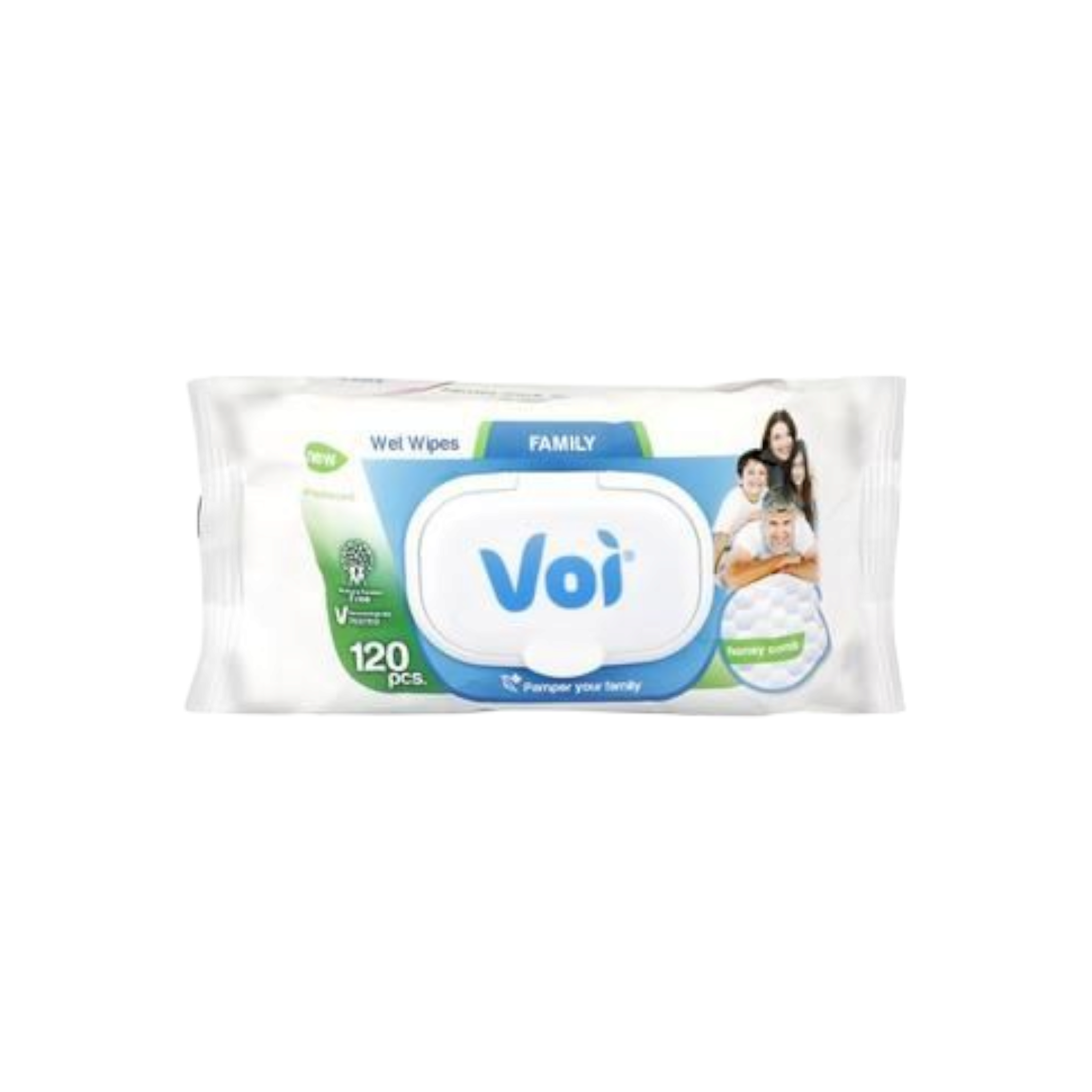 Voi Family Wet Wipes 16x19cm 120pcs