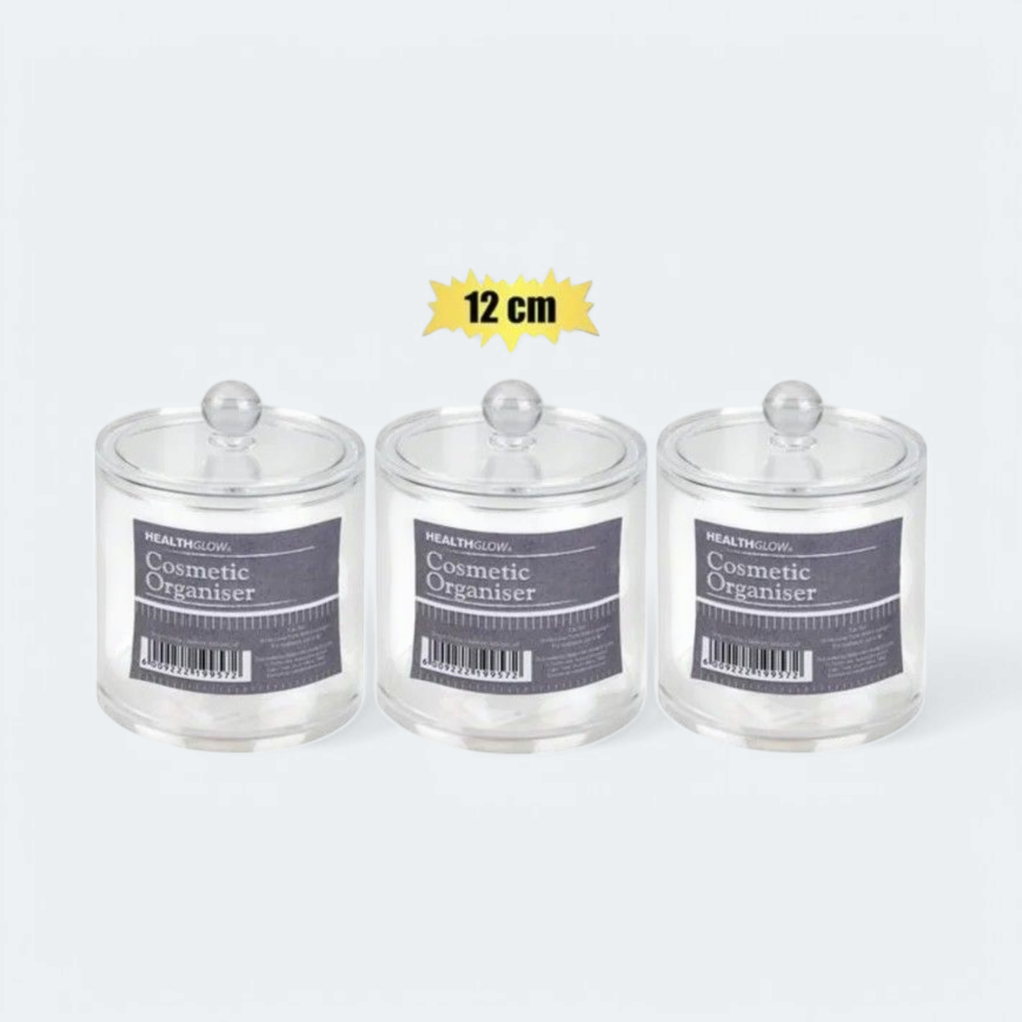 Health Glow Acrylic Cosmetic Organiser 12.4cm