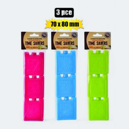 Time Savers Mini Ice Brick Board 70x80mm 3pack